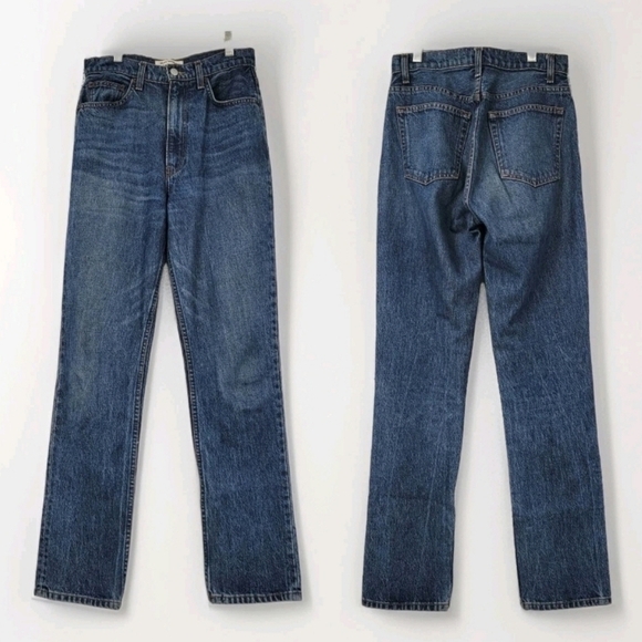 Reformation Jeans Stevie Ultra High Rise Jean Women's 26 Blue Perth Medium Wash - Picture 1 of 14